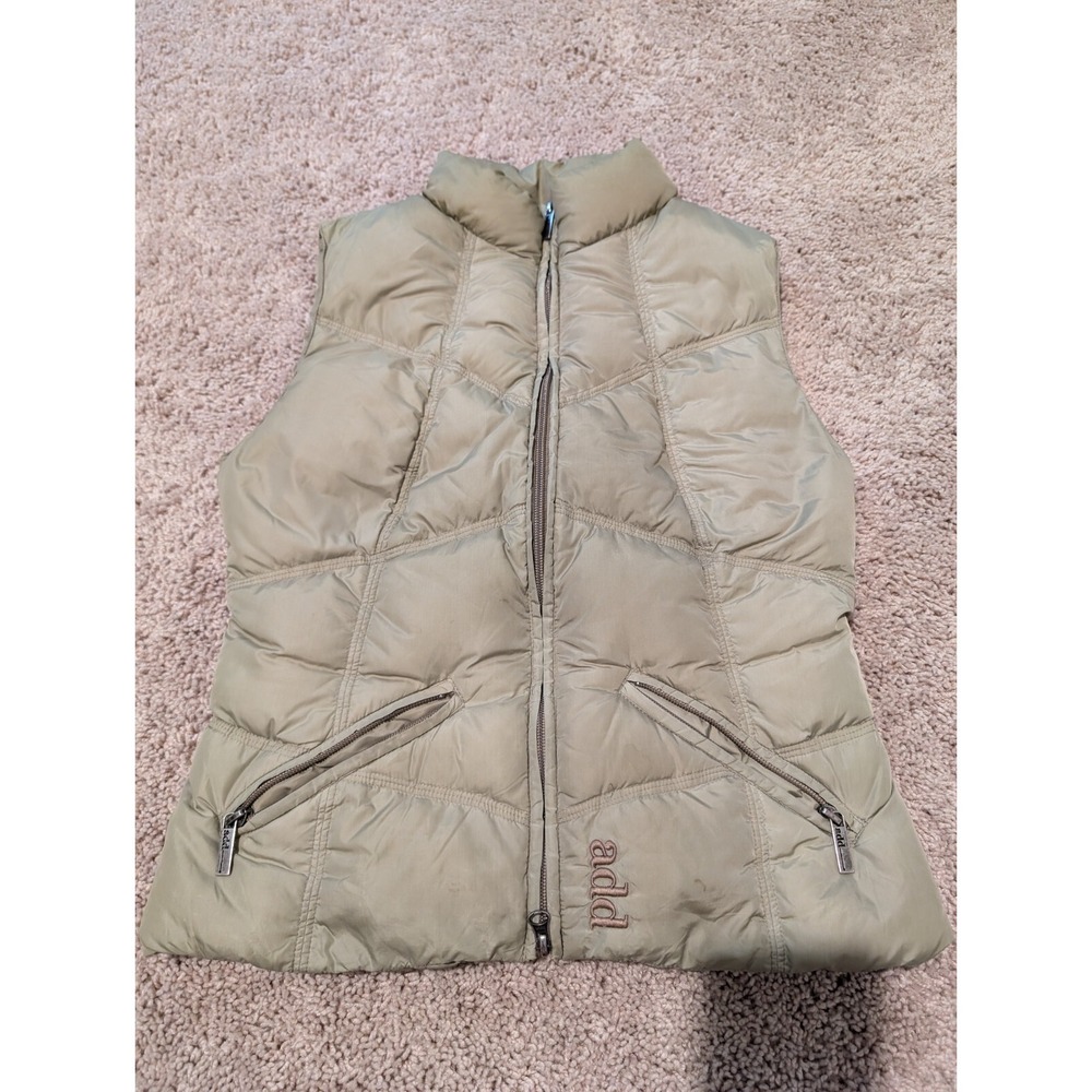 Add Kids Down vest olive green Usa Sz 4 good condition